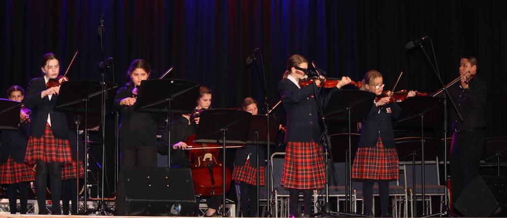 Northholm annual music showcase strings students