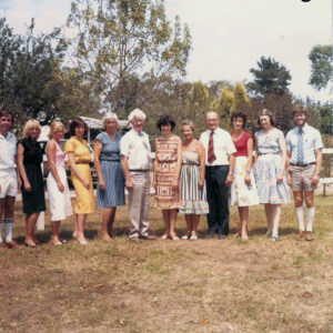 Northholm Grammar's first staff photo