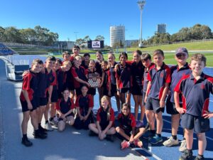 Northholm Grammar students at the Hills Zone Sports Association Carnival