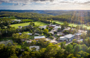 Landscape aerial image of Northholm Grammar