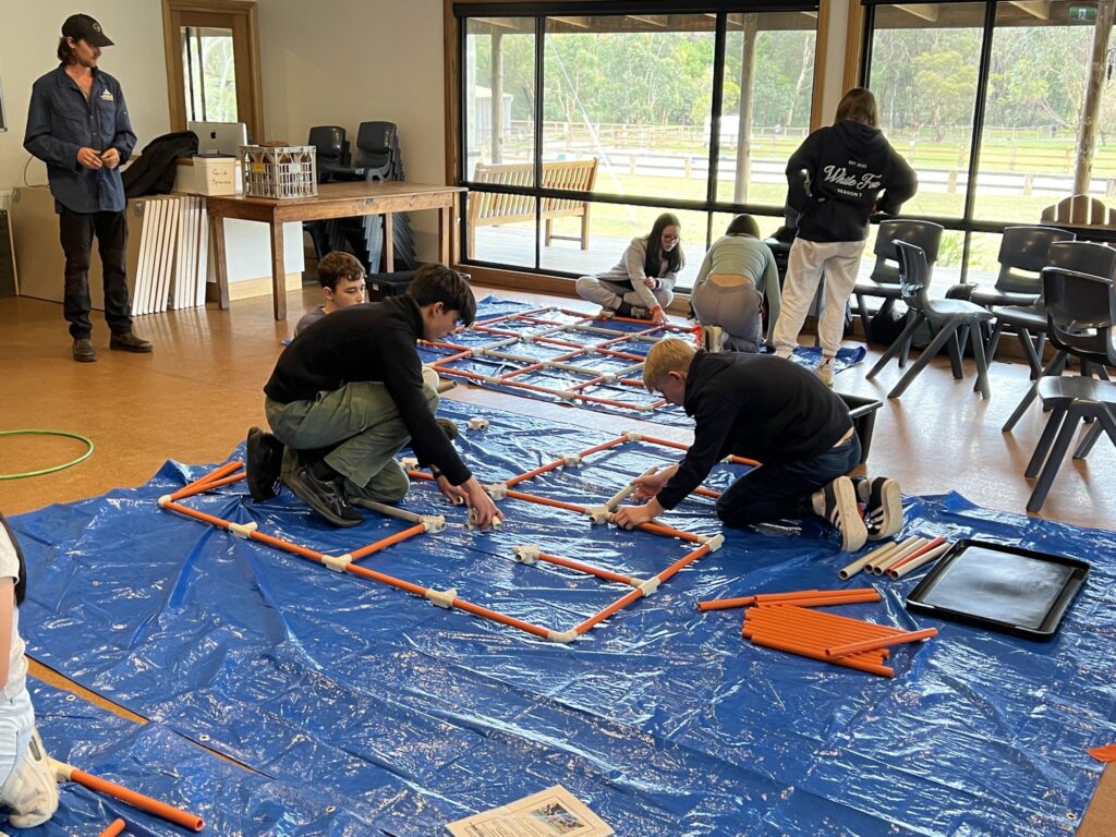 Northholm Grammar Year 10s undertaking activities at the Leadership camp