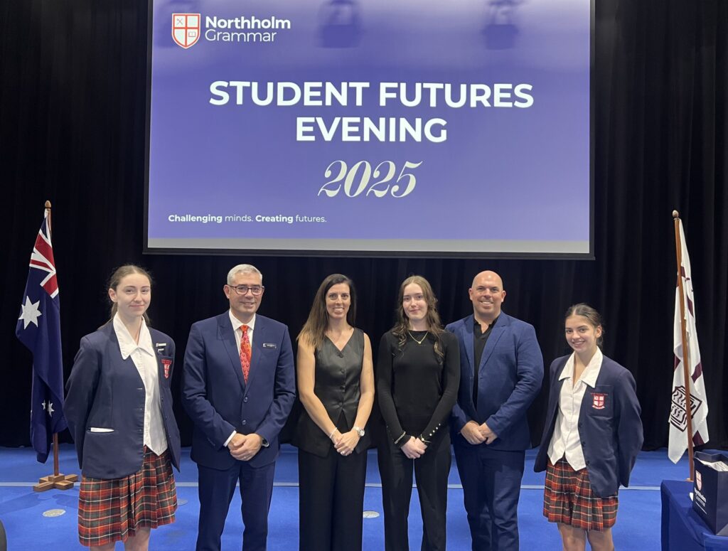 Guests, staff and student leaders at the Northholm Student Futures Evening