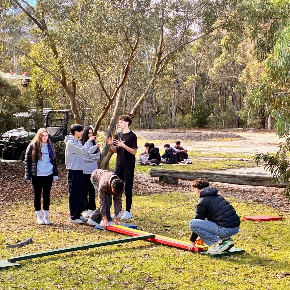 Northholm students at the 2025 Year 10 Leadership Camp