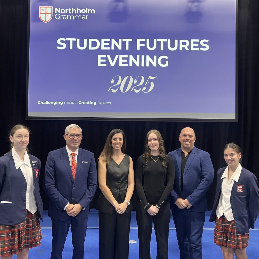 Guests, staff and student leaders at the Northholm Student Futures Evening